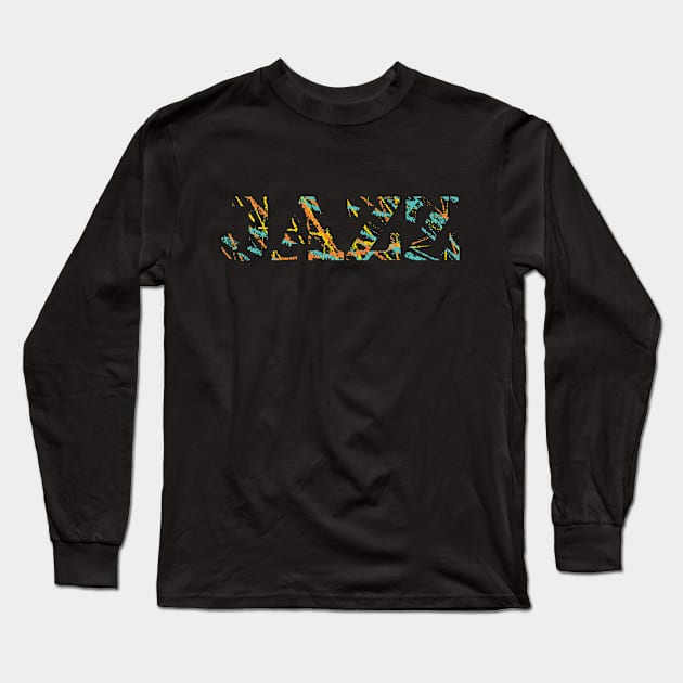 Jazz Colorful Concept Long Sleeve T-Shirt by jazzworldquest